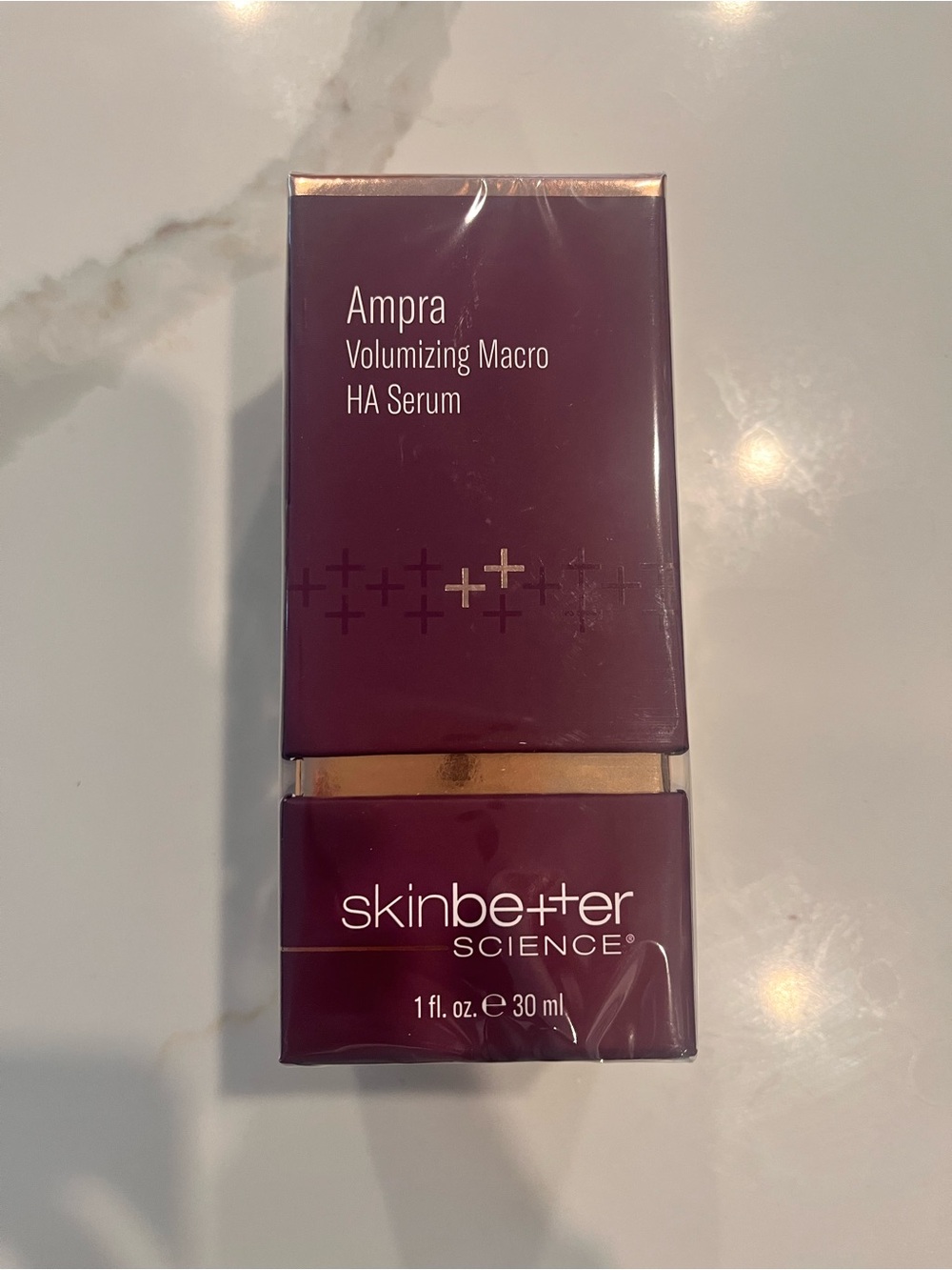 skinbetter science Ampra Volumizing Macro HA Serum — Deep Plum